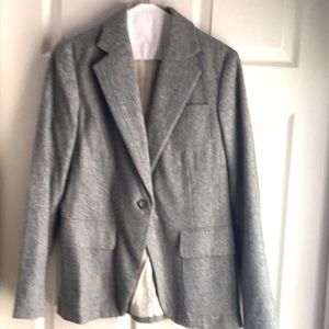 The like new Gap-ladies wool lined one button blazer.